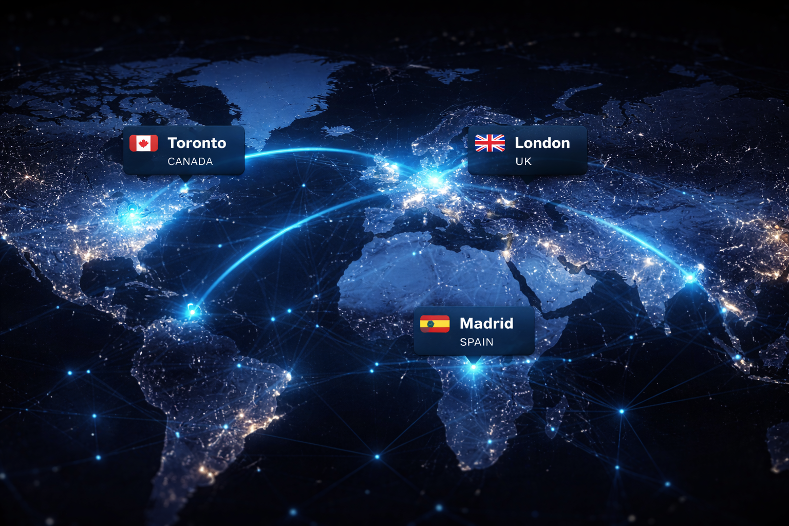 MyAlpha VPS server locations map